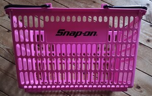 レア!非売品!スナップオン!Snap-on ピンク バスケット 約48x33x26cm