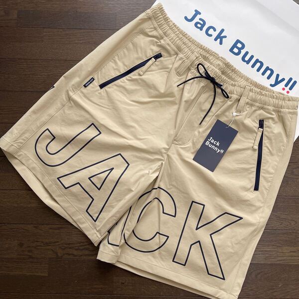 送料無料ジャックバニーbyパーリーゲイツBIG JACK BUNNYショートパンツ楽々軽量ライトクロスSTRETCH通気性ventilation Beige(大特価5)新品