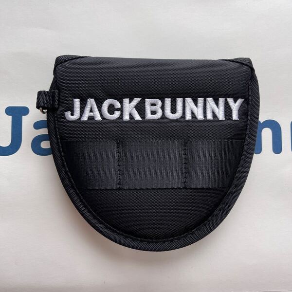 送料無料ジャックバニーbyパーリーゲイツ定番BIG JACK BUNNYマレットPTカバーマルチシャフト対応Wマグネット開口フック付黒(大特価)新品