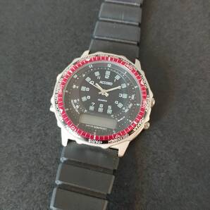 Accord アコード tachometer メンズ 時計 クォーツ アナログ デジタル 現在不動 現状渡し