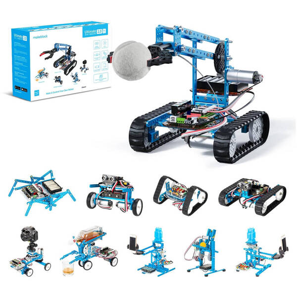 Makeblock mBot Ultimate 2.0 10-in-1 STEM教育 ロボットキット Arduino C Python Raspberry Pi スクラッチ対応 プログラミング おもちゃ
