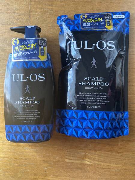 UL・OS(ウルオス) スカルプシャンプー 500ml+ 詰め替え用 420ml