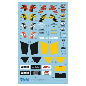 (BS12-053): 1/12 ヤマハ DT125LC 1982/1983 水転写デカールBS12053