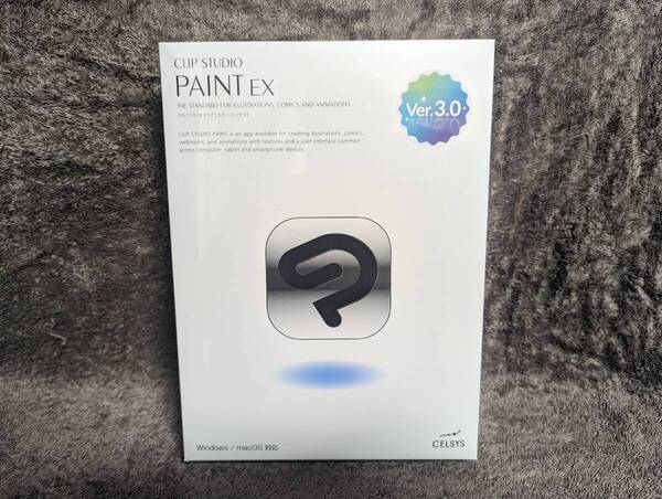 CLIP STUDIO PAINT EX 3.0 買い切り版 パッケージ(win/mac) 新品未開封