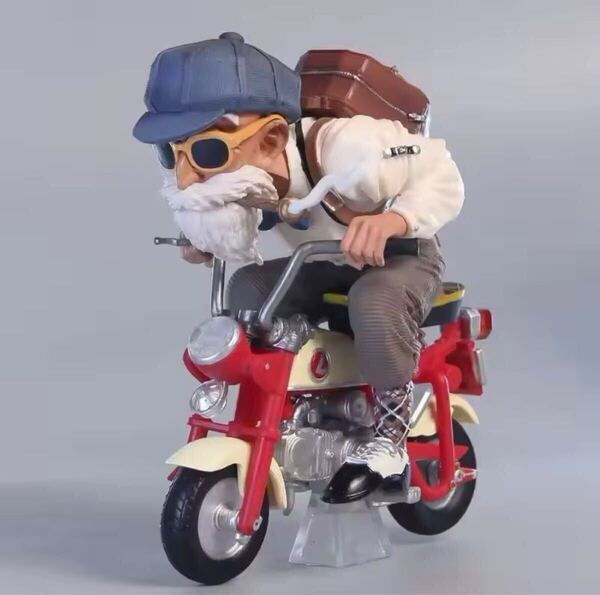 限定セール ドラゴンボール DRAGON BALL 亀仙人 バイク フィギュア PVC 箱無し カメセンニン