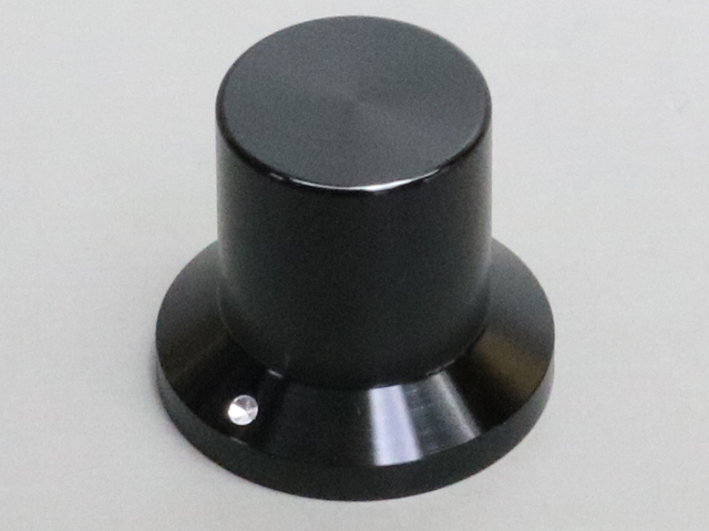 30mm 6.0 高級 ツマミ アルミ 削り出し ブラック ボリューム