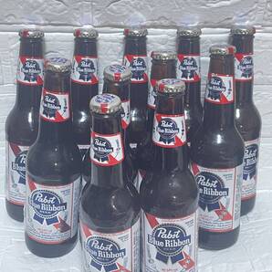 Pabst Blue Ribbon パブストブルーリボン 335ml 瓶ビール 賞味期限切れ 11本