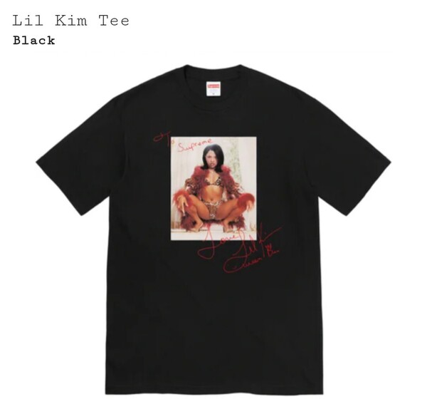 国内正規品 新品未使用品 supreme Lil kim tee XL シュプリーム リル キム Tシャツ ブラック