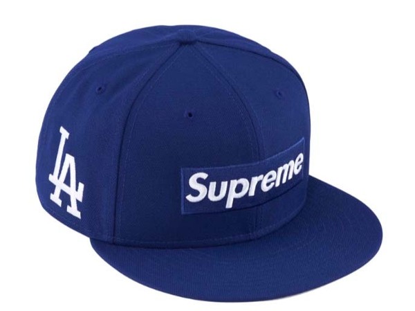 国内正規品 新品未使用 Supreme MLB Teams Box Logo New Era Dark Royal Los Angeles Dodgers LA 7-5/8 ロサンゼルス ドジャース