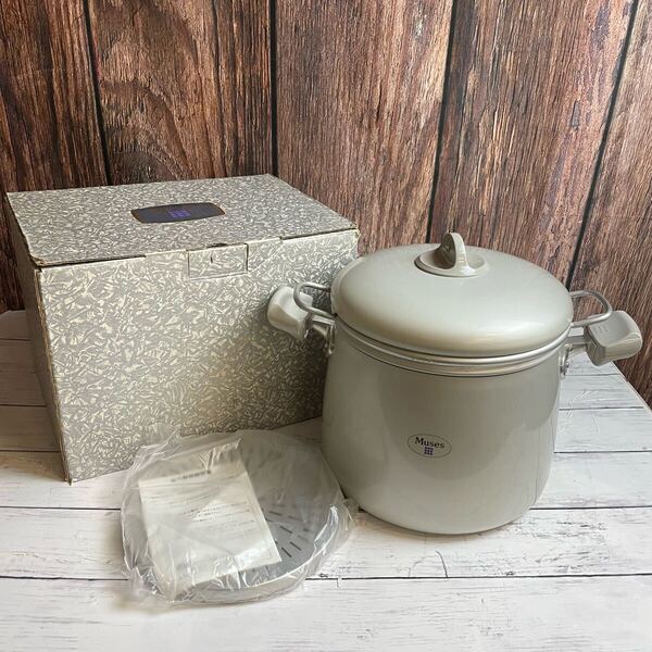 ホクセイ日軽 ミューゼス パスタ&ベジタブルパン 24cm 蒸し器 両手鍋
