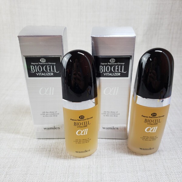 ①新品 ワミレス ビオセル バイタライザー 50ml 2本セット 美容液