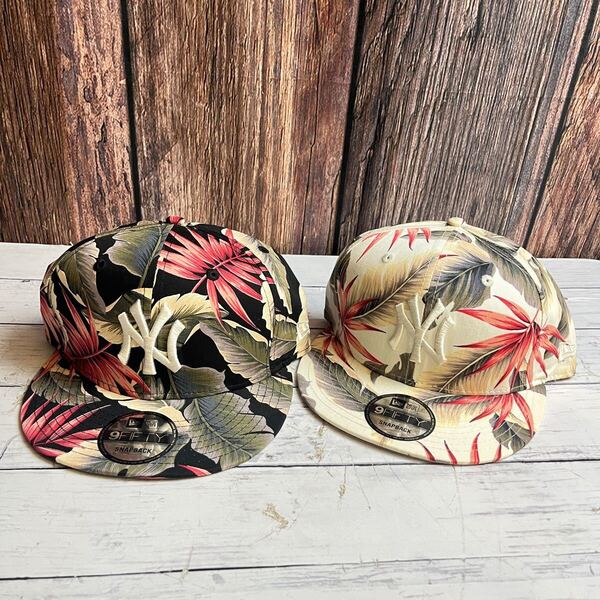 New Era 9FIFTY フローラルパターン 2個セット スナップバックキャップ ニューエラ NEW ERA NewEra