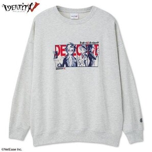 即決 IdentityV 第五人格 メンズ裏毛トレーナー【M-L】新品タグ付き アイデンティティスウェット