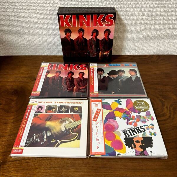 【美品】KINKS キンクス SHM CD 紙ジャケットCD ディスクユニオン特典ボックス付 フェイストゥフェイス他