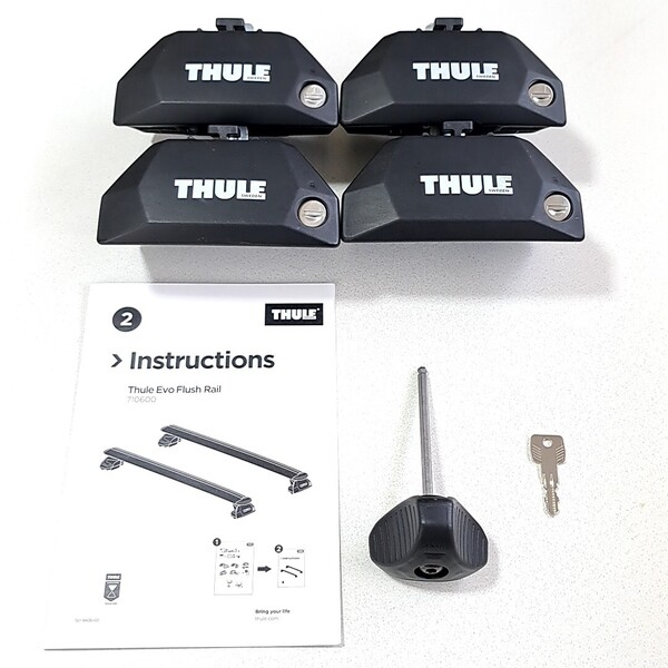 THULE/スーリー Evo Flush Rail 7106/TH7106 フット/ベース/キャリア