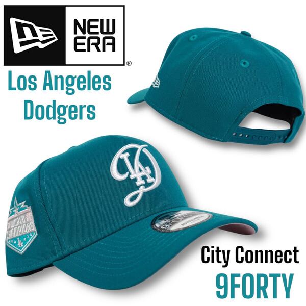 US限定 NEWERA 9FORTY Los Angeles Dodgers City Connect Logo Cap キャップ ロサンゼルス ドジャース 大谷翔平 スナップバック