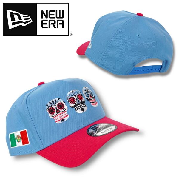 ◆NEWERA Mexico Dia de muertos 9FORTY Cap カラベラ シュガースカルキャップ 死者の日