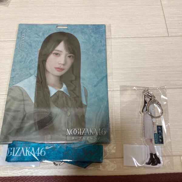 乃木坂46 矢田萌華 アクキー アクリルキーホルダー 缶バッジホルダー
