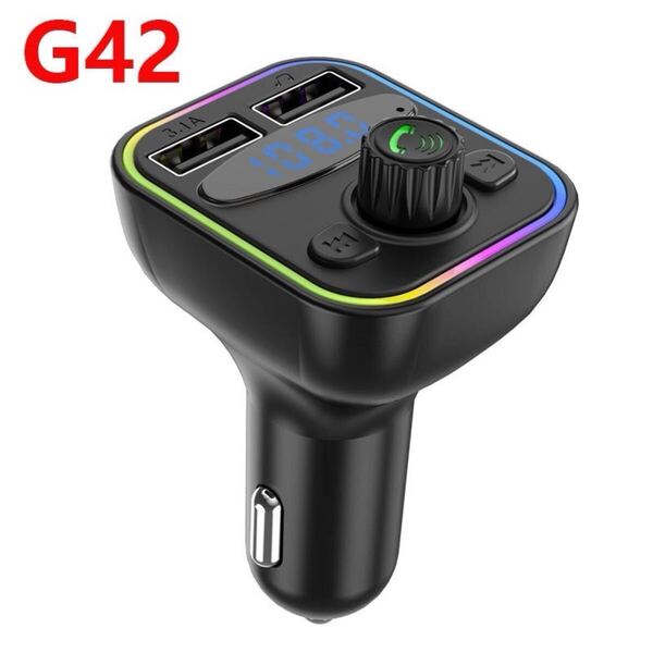 FMトランスミッター Bluetooth 車 スマホ 充電器 Type-C 音楽