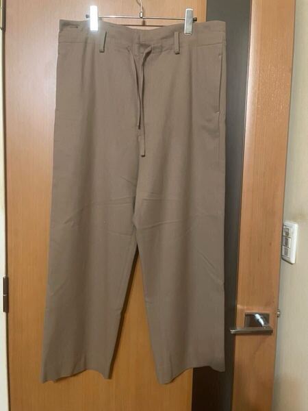 希少 即完売『YOKE』19A/W WIDE PAJAMA PANTS ヨークトーキョー ワイドパジャマパンツ スラックス ウールパンツ S