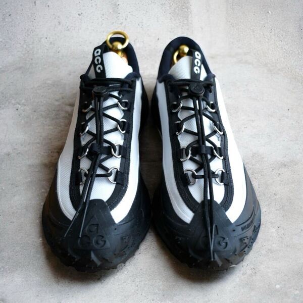 【3回使用のみ 極美品】COMME des GARCONS HOMME PLUS × NIKE ACG MOUNTAIN FLY 2 LOW SP US10 28cm WHITE/BLACK コムデ ギャルソン オム