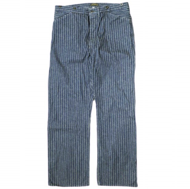RRL STRAIGHT FIT Stripe Indigo Pants Wabash Vintage加工