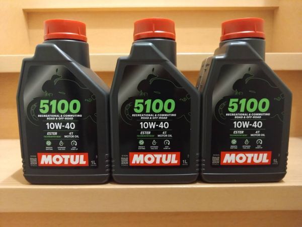 MOTUL モチュール 5100 4T 10W-40 1L 3缶 3本 正規品