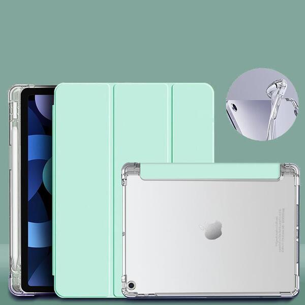 ハーフクリア iPad ケース エメラルド 2025年 最新モデル 11インチ iPad A16 第11世代 iPad Air M3 アイパッド カバー
