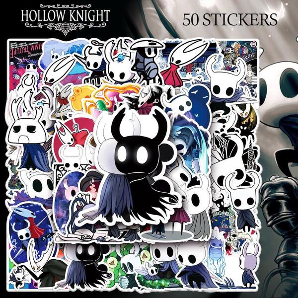 Hollow Knight 50枚セット PVC 防水 シール ホロウナイト ゲーム ダークファンタジー アクション キャラクター