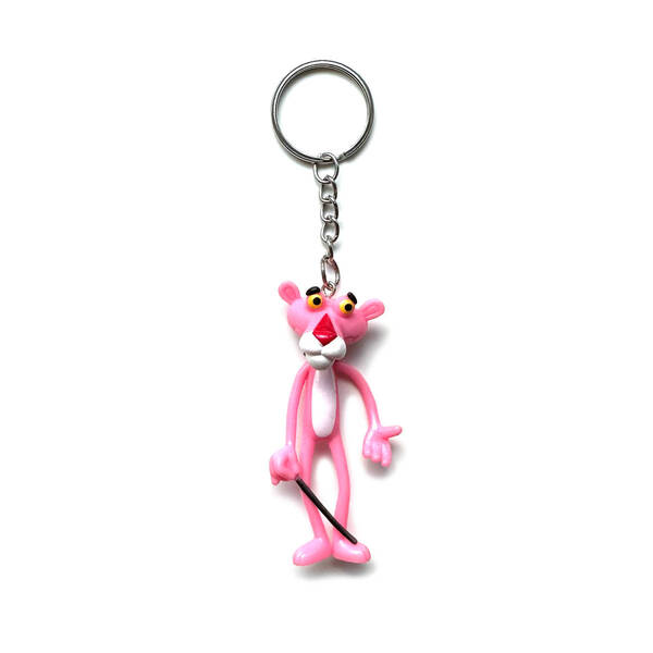 Pinkpanther ピンクパンサー キーホルダー タイプB ステッキ キーリング アクセサリー 雑貨 アニメ キャラクター
