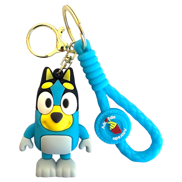 ★OUTLET★ ブルーイ キーホルダー ブルー キーリング Bluey アニメ キャラクター グッズ イヌ いぬ 犬 ドッグ
