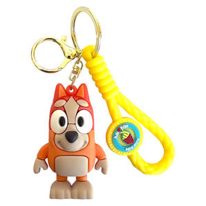 ★OUTLET★ ビンゴ キーホルダー オレンジ キーリング Bluey ブルーイ アニメ キャラクター グッズ イヌ いぬ 犬 ドッグ