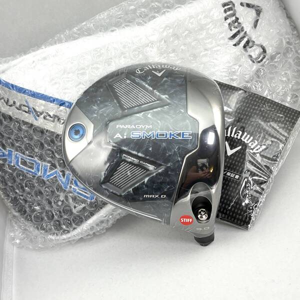 【新品・未使用!9.0度!】キャロウェイ パラダイム Ai スモーク MAX-D 9.0 ドライバー ヘッド Callaway PARADYM Ai SMOKE MAX-D (管理#5A)