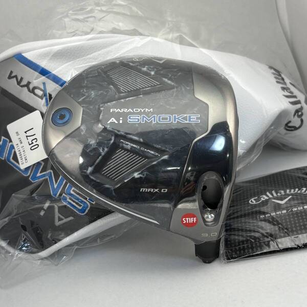 【新品・未使用!9.0度!】キャロウェイ パラダイム Ai スモーク MAX-D 9.0 ドライバー ヘッド Callaway PARADYM Ai SMOKE MAX-D (管理#5B)