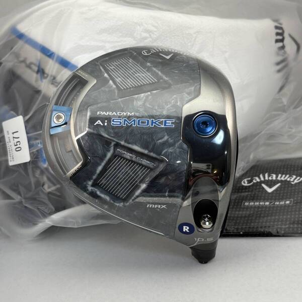 【新品・未使用!】キャロウェイ パラダイム Ai スモーク MAX 10.5 ドライバー ヘッド Callaway PARADYM Ai SMOKE MAX (管理#5C)