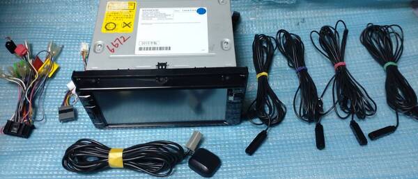 MDV-L502W 2021年地図 ジャンク品 タッチパネルずれあり ケンウッド メモリーナビ フルセグTV DVD SD USB CD 即決