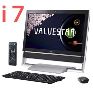 最強 NEC/PC- VN770RSBE3/ VN770/R(Corei7-4700MQ/16GB/SSD512GB/23型/BDドライブ/HDMI/2021office/一体型パソコンYAMAHAスピーカー 管33