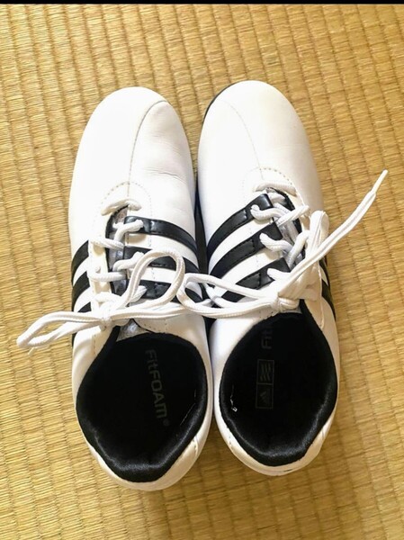 adidas アディダス ゴルフシューズレディース 22.5cm