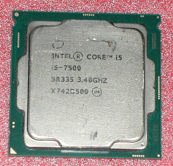 ジャンクCPU Core i5 7500 LGA1151