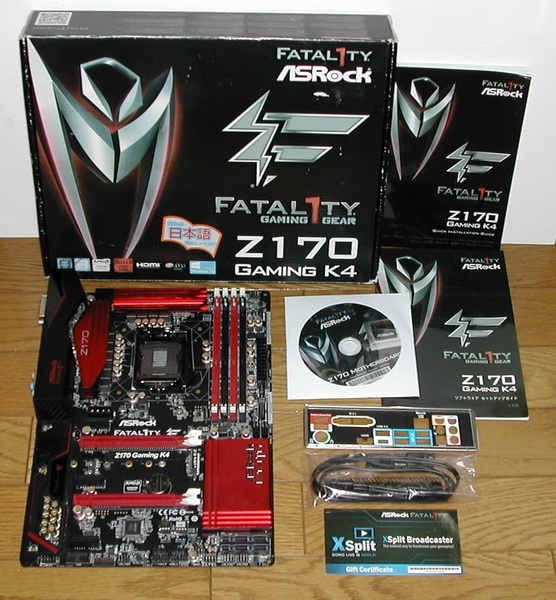 難ありマザボ ASROCK Fatal1ty Z170 GAMING K4 LGA1151