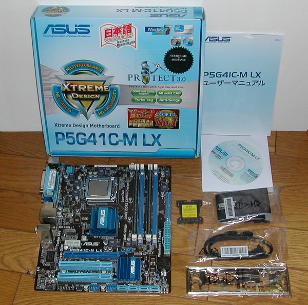 美品 CPU メモリ付き ASUS P5G41C-M LX LGA775