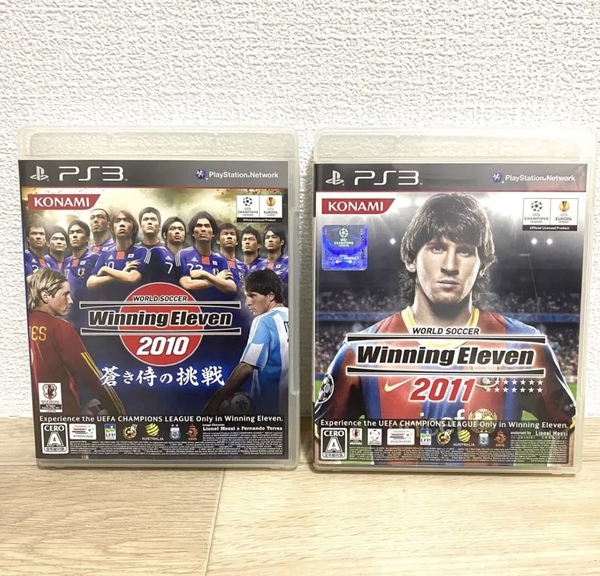 まとめ売り 動作確認済み PS3 ソフト ワールドサッカー ウイニングイレブン 2010 蒼き侍の挑戦 2011 PlayStation プレイステーション