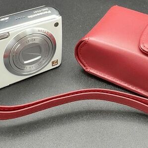 【レトロデジカメ】Panasonic LUMIX DCM-FX01-W 動作確認済完動品 / 専用カメラケース・ストラップ付