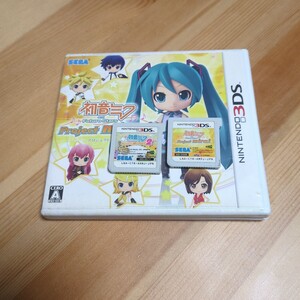 Nintendo 3DS 初音ミク プロジェクトミライ プロジェクトミライ2 セット 動作確認済み Project mirai