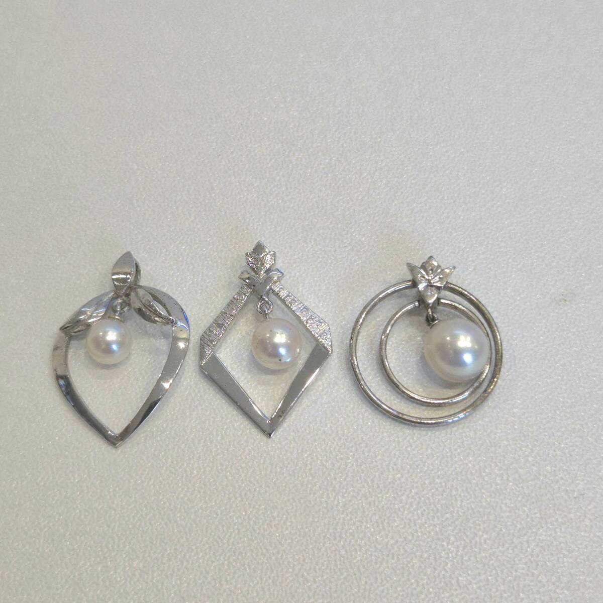 Yahoo!オークション -「ミキモト シルバーネックレス mikimoto