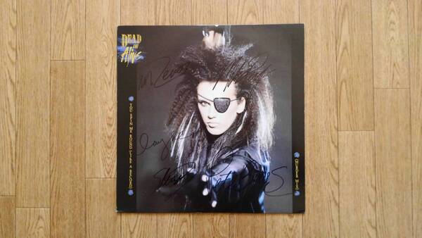 ■デッド・オア・アライヴ DEAD OR ALIVE メンバー直筆サイン入りレコード You Spin Me Around Signed Vinyl Record■