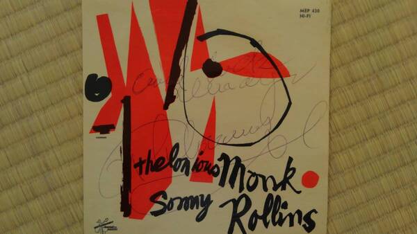■セロニアス・モンク The Thelonious Monk Quartet Charlie Rouse Ben Riley Butch Warren 直筆サイン入りレコード Work/Nutty■