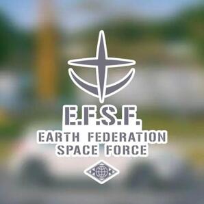 機動戦士ガンダム 地球連邦宇宙軍 車デカール ステッカー