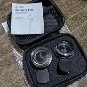 LUXSURE スマホ用カメラレンズ マクロレンズ 広角レンズ