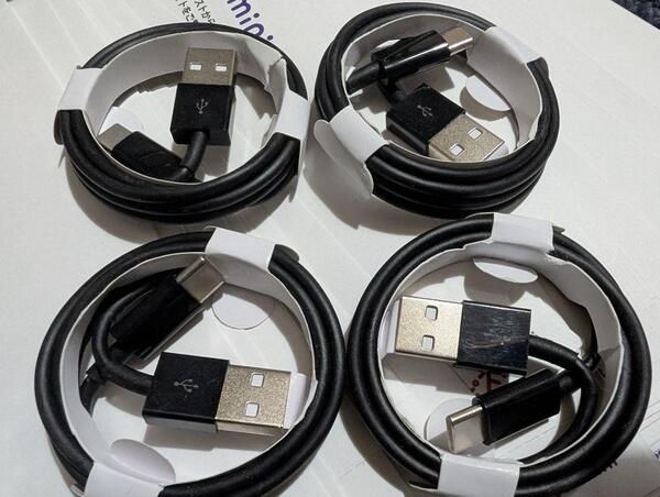4本 USB-C to Type-A ケーブル 1m 60W 急速充電